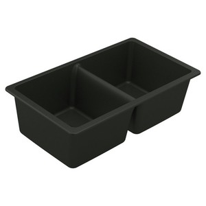 MGGB4012B Granite Series White/Color Dual Mount Double Bowl Kitchen Sink - Black MGGB4012B Granite Series White/Color Dual Mount Double Bowl Kitchen Sink - Black