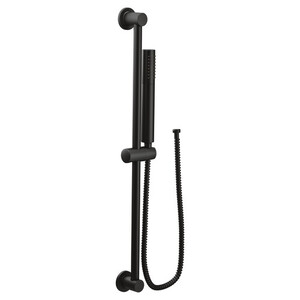 M3887EPBL Level Hand Held Shower - Slide Bar Mount Shower Accessory - Matte Black M3887EPBL Level Hand Held Shower - Slide Bar Mount Shower Accessory - Matte Black