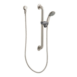 M52224GBM15CBN Hand Held Shower - Slide Bar Mount Shower Accessory - Classic Brushed Nickel M52224GBM15CBN Hand Held Shower - Slide Bar Mount Shower Accessory - Classic Brushed Nickel