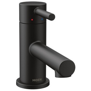 M6191BL Align Single Hole Bathroom Faucet - Matte Black