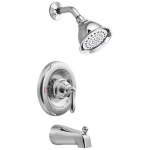 M82496EP Caldwell One Handle Tub & Shower Faucet - Chrome