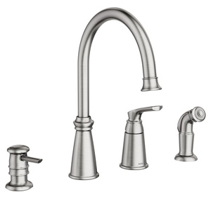 M87044SRS Whitmore Single Handle Kitchen Faucet - Spot Resist Stainless