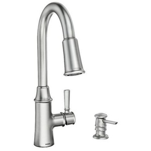 M87402SRS Caris Single Handle Kitchen Faucet - Spot Resist Stainless