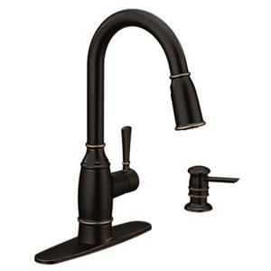 M87791BRB Noell Pull-Out Spray Kitchen Faucet - Mediterranean Bronze