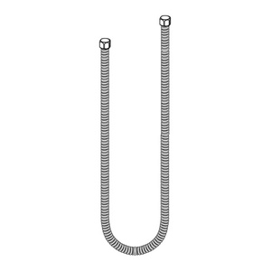 MA726NL Hose Hand Shower Hose Shower Accessory - Polished Nickel