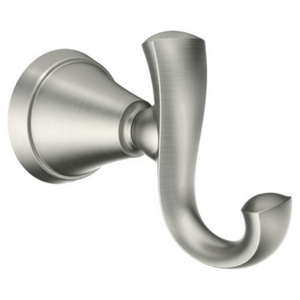 MMY4803BN Tiffin Robe Hook Bathroom Accessory - Brushed Nickel MMY4803BN Tiffin Robe Hook Bathroom Accessory - Brushed Nickel
