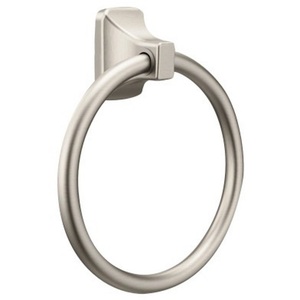 MP5860BN Contemporary Towel Ring Bathroom Accessory - Brushed Nickel