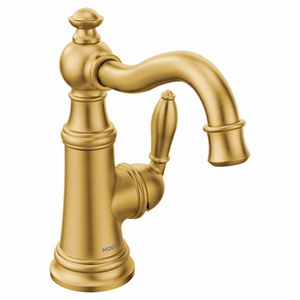 MS42107BG Weymouth Single Hole Bathroom Faucet - Brushed Gold