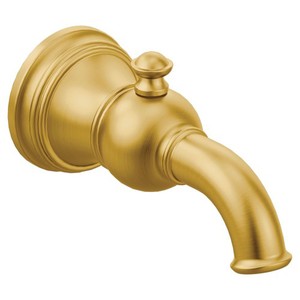 MS12104BG Weymouth Tub Spout Shower Accessory - Brushed Gold