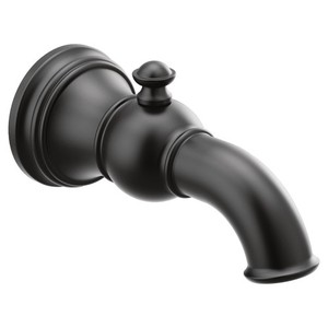 MS12104BL Weymouth Tub Spout Shower Accessory - Matte Black