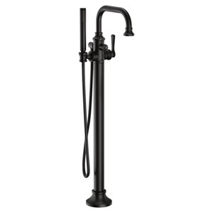 MS44507BL/MTS50100 Colinet Freestanding Tub Faucet - Matte Black