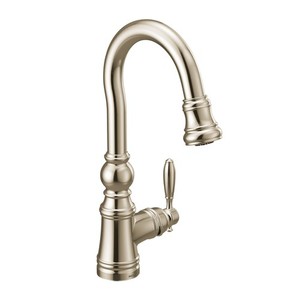 MS53004NL Weymouth Single-Hole Bar Faucet - Polished Nickel