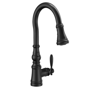 MS73004EV2BL Weymouth Pull-Out Spray Kitchen Faucet - Matte Black