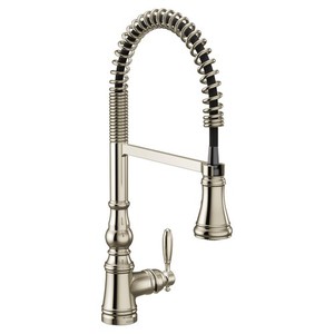 MS73104NL Weymouth Pull-Out Spray Kitchen Faucet - Polished Nickel MS73104NL Weymouth Pull-Out Spray Kitchen Faucet - Polished Nickel