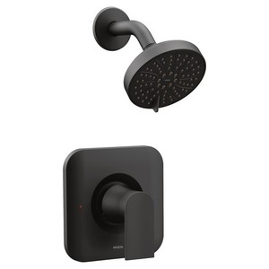 MT2472EPBL Genta Shower Faucet Trim Trim Kit - Matte Black