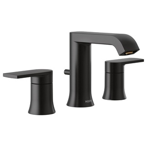 MT6708BL/M9000 Genta 8'' Widespread Bathroom Faucet - Matte Black