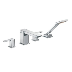 MTS904/M9792 90 Degree Deck Mount With Handshower Tub Faucet - Chrome MTS904/M9792 90 Degree Deck Mount With Handshower Tub Faucet - Chrome