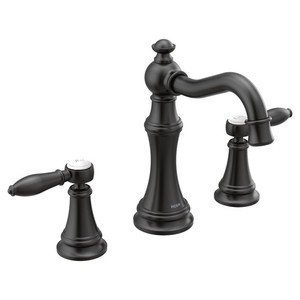 MTS42108BL/M9000 Weymouth 8'' Widespread Bathroom Faucet - Matte Black