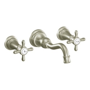 MTS42112BN/M9700 Weymouth Wall Mount Bathroom Faucet Bathroom Faucet - Brushed Nickel