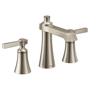 MTS6984BN/M9000 Flara 8'' Widespread Bathroom Faucet - Brushed Nickel