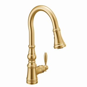 MS73004BG Weymouth Pull-Out Spray Kitchen Faucet - Brushed Gold MS73004BG Weymouth Pull-Out Spray Kitchen Faucet - Brushed Gold