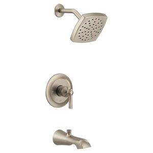 MUTS3913BN/MU140CI Flara One Handle Tub & Shower Faucet - Brushed Nickel