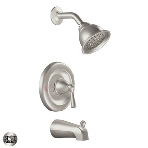 M82910SRN Banbury One Handle Tub & Shower Faucet - Spot Resist Brushed Nickel