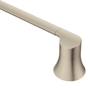 CYB0224BN Doux Towel Bar Bathroom Accessory - Brushed Nickel