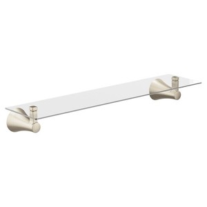 MYB0390BN Flara Vanity Shelf Bathroom Accessory - Brushed Nickel