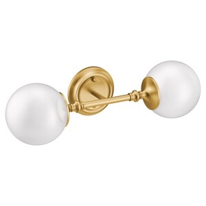 MYB0562BG Colinet 2 Bulb Bathroom Lighting - Brushed Gold