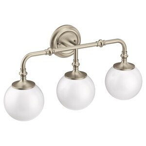 MYB0563BN Colinet 3 Bulb Bathroom Lighting - Brushed Nickel