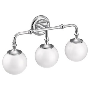 MYB0563CH Colinet 3 Bulb Bathroom Lighting - Chrome