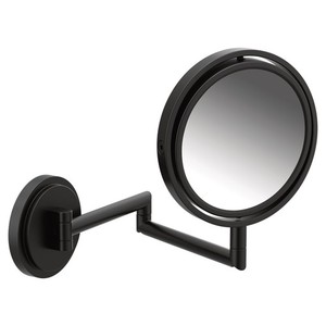 MYB0892BL Arris Magnifying Mirror Bathroom Accessory - Matte Black