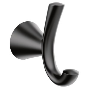 MYB2303BL Glyde Robe Hook Bathroom Accessory - Matte Black