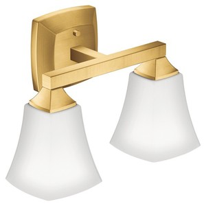 MYB5162BG Voss 2 Bulb Bathroom Lighting - Brushed Gold