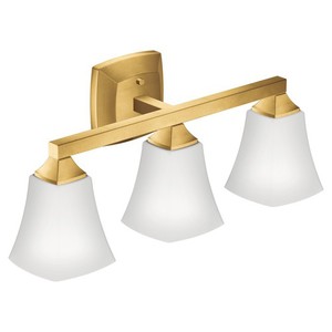 MYB5163BG Voss 3 Bulb Bathroom Lighting - Brushed Gold