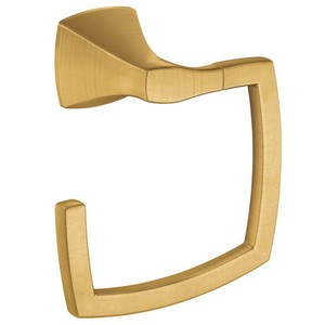 MYB5186BG Voss Towel Ring Bathroom Accessory - Brushed Gold