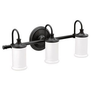 CSIYB6463BL Belfield 3 Bulb Bathroom Lighting - Matte Black