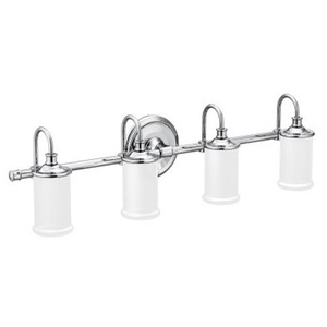 MYB6464CH Belfield 4 or More Bulb Bathroom Lighting - Chrome