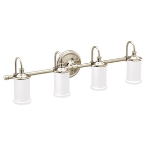 MYB6464NL Belfield 4 or More Bulb Bathroom Lighting - Polished Nickel