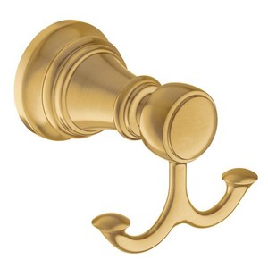 MYB8403BG Weymouth Robe Hook Bathroom Accessory - Brushed Gold