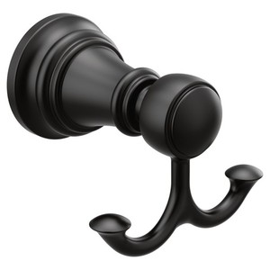 MYB8403BL Weymouth Robe Hook Bathroom Accessory - Matte Black