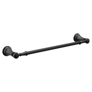 MYB8418BL Weymouth Towel Bar Bathroom Accessory - Matte Black