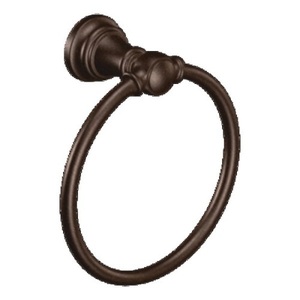 MYB8486ORB Weymouth Towel Ring Bathroom Accessory - Oil Rubbed Bronze