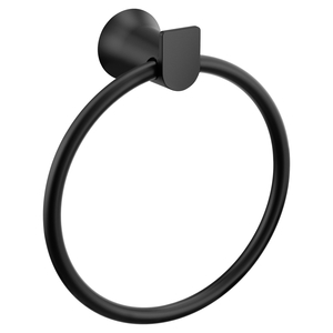 MBH3686BL Genta Towel Ring Bathroom Accessory - Matte Black