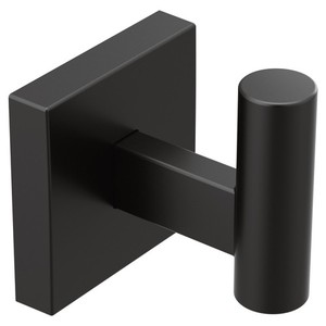 MBP1803BL Triva Robe Hook Bathroom Accessory - Matte Black MBP1803BL Triva Robe Hook Bathroom Accessory - Matte Black