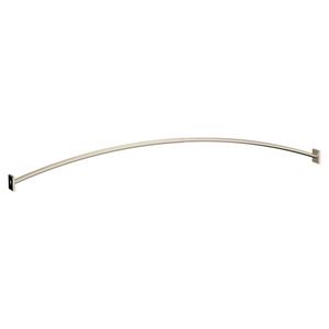 MCSR2169BN Triva Adjustable Shower Curtain Rod Shower Curtain Rod - Brushed Nickel