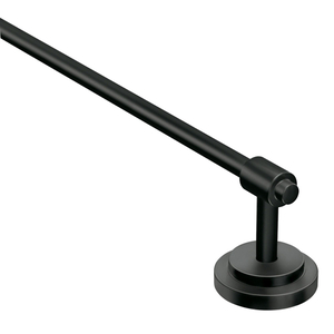 MDN0718BL Iso Towel Bar Bathroom Accessory - Matte Black MDN0718BL Iso Towel Bar Bathroom Accessory - Matte Black