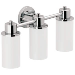 MDN0763CH Iso 3 Bulb Bathroom Lighting - Chrome