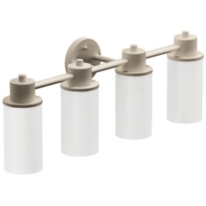 MDN0764BN Iso 4 or More Bulb Bathroom Lighting - Brushed Nickel